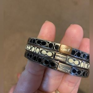 Coach Bangles - set of 3